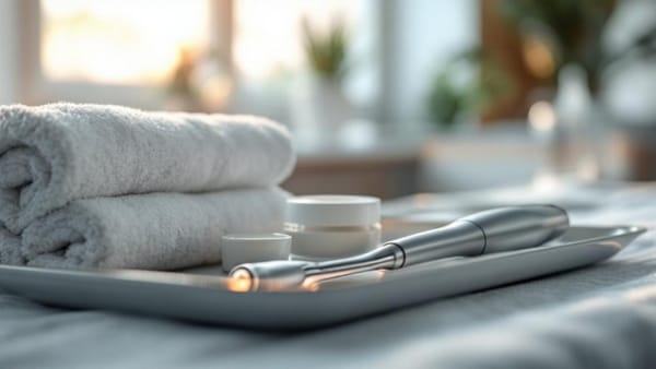 Is SoftWave the same as shockwave — acoustic wave therapy device concept with warm professional lighting