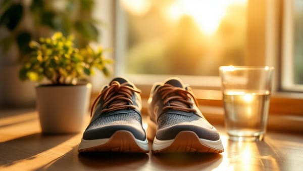 Ergonomic footwear and wellness objects representing shockwave therapy for neuropathy relief