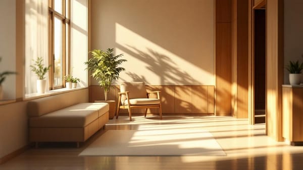 Welcoming chiropractic office waiting area in Cumming GA representing a calm first chiropractic visit experience